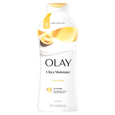 ultra moisture with shea butter body wash 650 ml