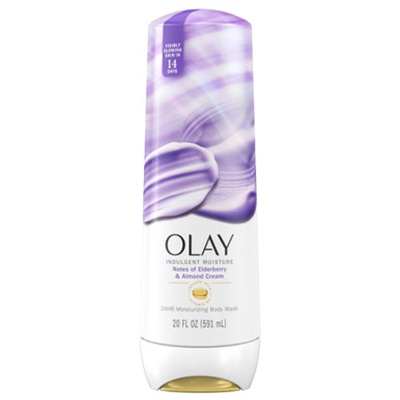 indulgent moisture note of elderberry & almond cream body wash 591 ml