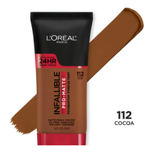 L’Oréal infaillible Fondation 24H 112 cocoa pro Matt