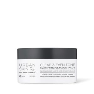 clear $ even tone clarifying glycolic pads 30 pads