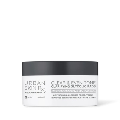 clear $ even tone clarifying glycolic pads 30 pads