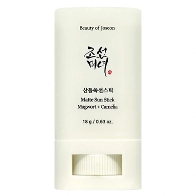 Matte Sun Stick Mugwort + Camelia 18 ml